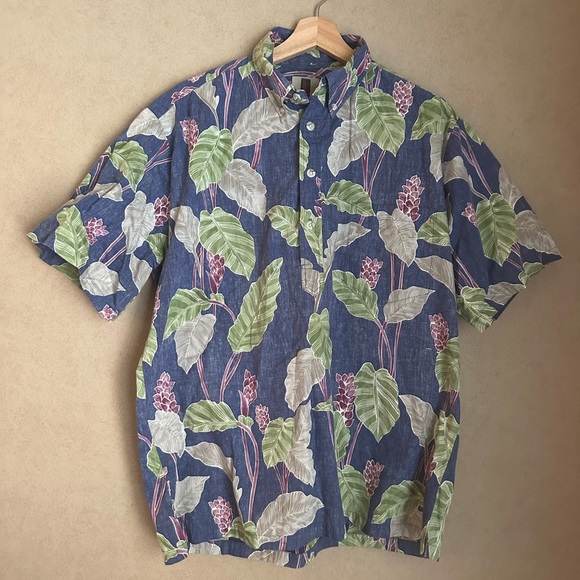Tori Richard Authentic Hawaiian Aloha Shirt Men’s Size Medium-Made in the USA - Picture 1 of 5